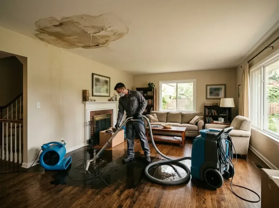attic-pipe-burst-ceiling-drip-008 — frequently asked questions, Water Damage Restoration & Carpet Care in Grand Mound, WA